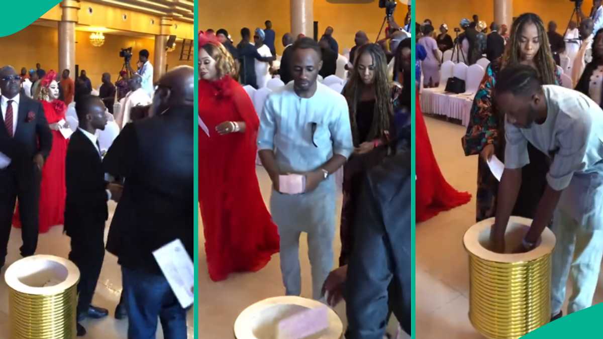 Trending Video Shows Moment Man Dropped Bundle of Money as Offering at Former RCCG Pastor's Church