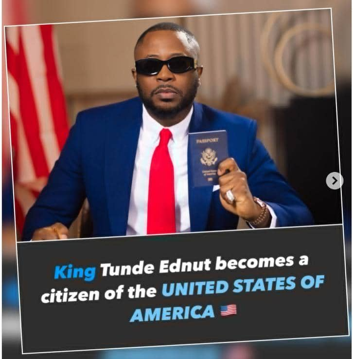 Tunde Ednut Becomes US Citizen, Receives Presidential Lifetime Achievement Award