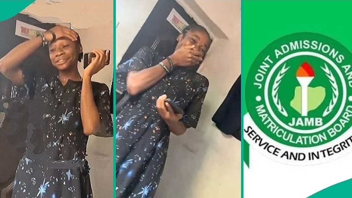UTME 2025 Result: Man Whose Daughter Has Written JAMB Exam 3 Times Screams after Hearing Her Score