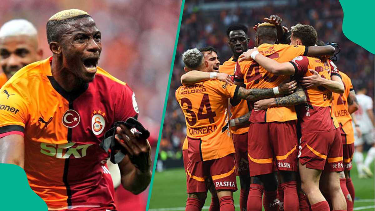 Victor Osimhen Scores Powerful Header As Galatasaray Clinch Turkish Super Lig Title