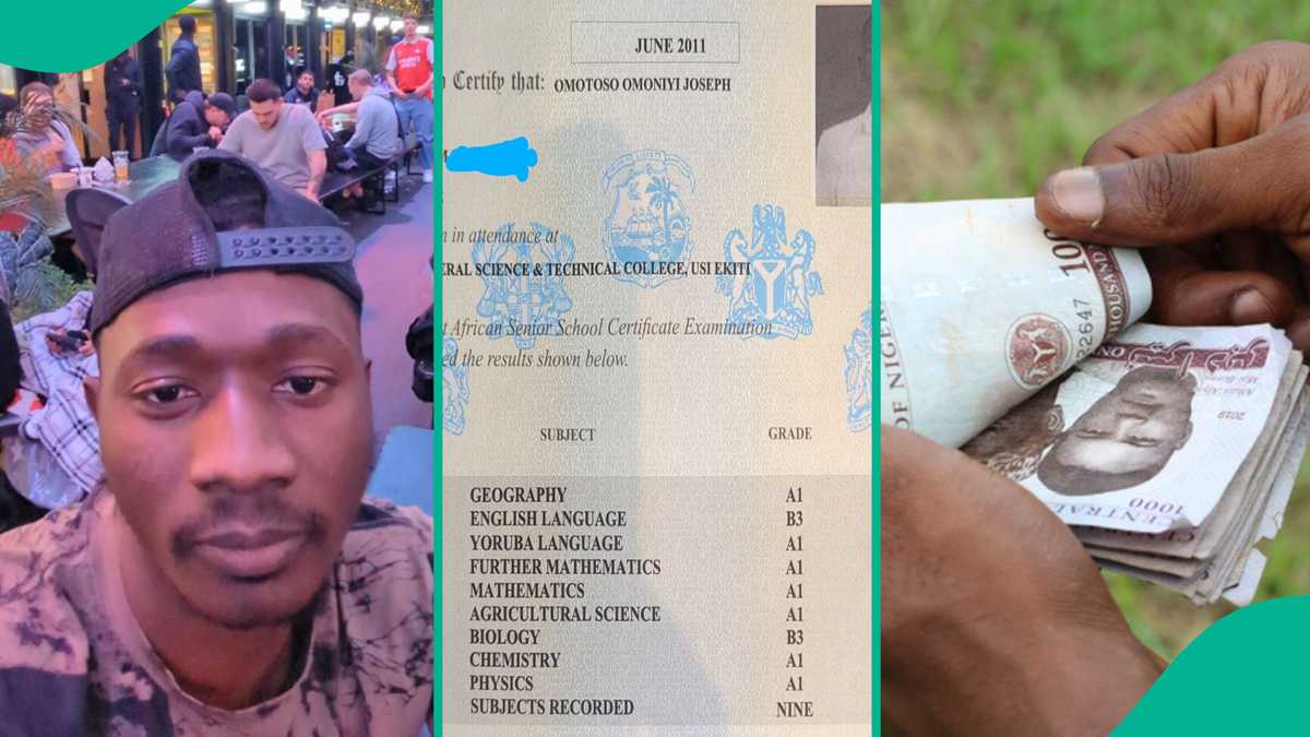 WAEC: Man Challenges His Neice To Do Better Than Him And Get N2 Million Cash Gift, Shares His Result