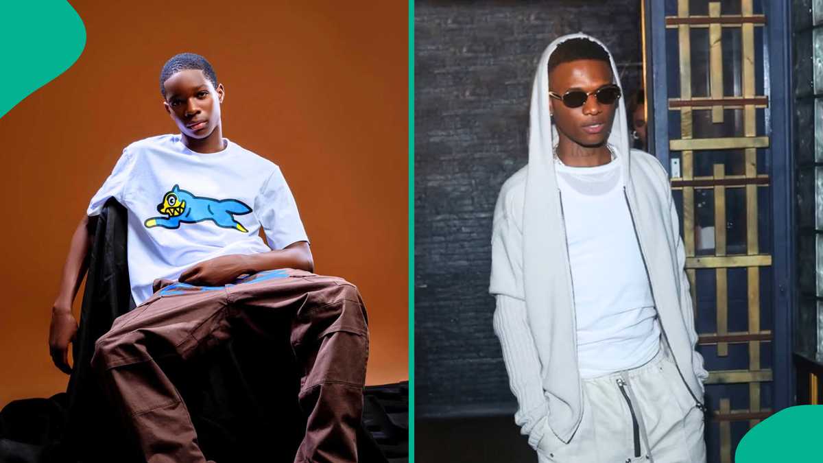 Wizkid’s 1st Son Bolu Celebrates 14th Birthday, Fans Compare Him to Dad As They Gush Over His Steeze