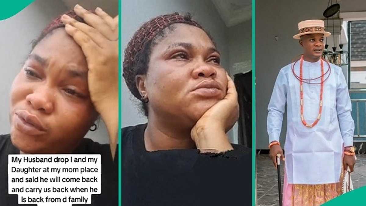 Woman In Tears after Husband Went for Family Meeting and Never Returned, Video Breaks Hearts